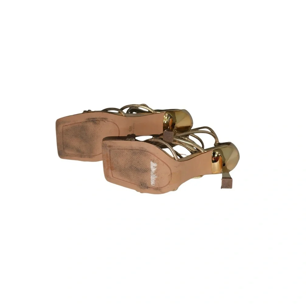 Novus‎ Gold Scrappy Heels Size US 6B